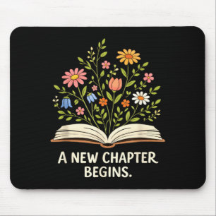 Alfombrilla De Ratón Un Nuevo Capítulo Comienza Biblioteca Inspiradora 