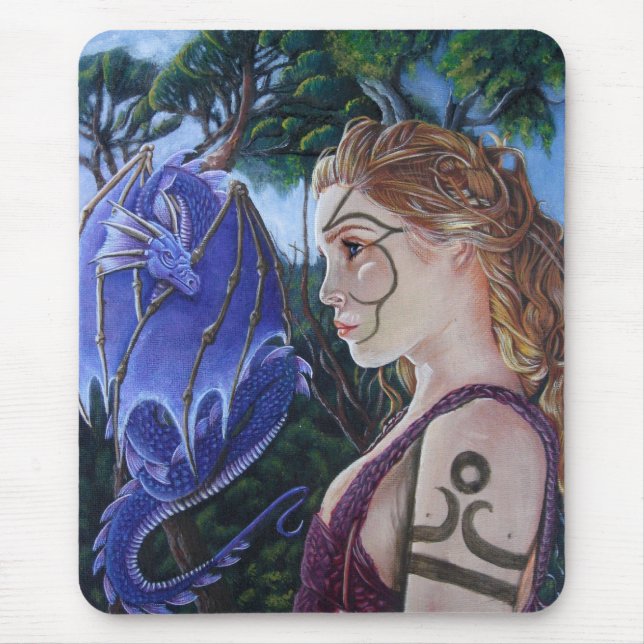 Alfombrilla De Ratón Un pacto más doméstico del dragón - aire (Frente)