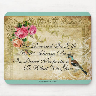 Alfombrilla De Ratón Un pájaro me dijo una vez, almohadilla de ratón de