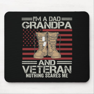 Alfombrilla De Ratón Un papá abuelo y veterano actuación del día del pa