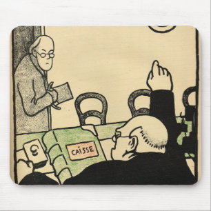 Alfombrilla De Ratón Un patrón despide a uno de sus empleados