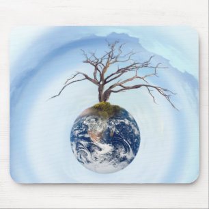 Alfombrilla De Ratón Un planeta de árbol
