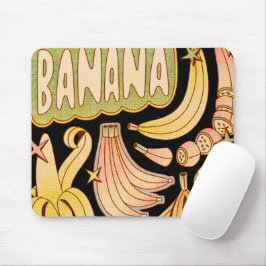 Alfombrilla De Ratón Un plátano/Ilustracion de banana