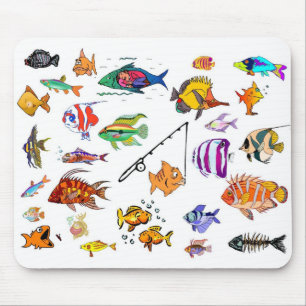 Alfombrilla De Ratón Un poco a pescado