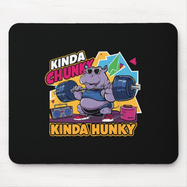 Alfombrilla De Ratón Un poco chunky, un poco hambriento. (Frente)