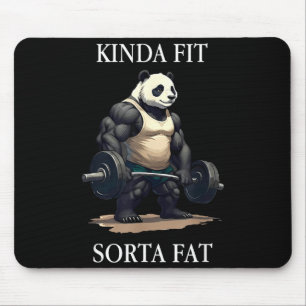 Alfombrilla De Ratón Un poco en forma algo gordo divertido gimnasio pan