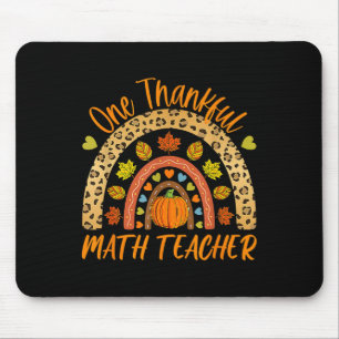 Alfombrilla De Ratón Un profesor de matemáticas agradecido gracias otoñ