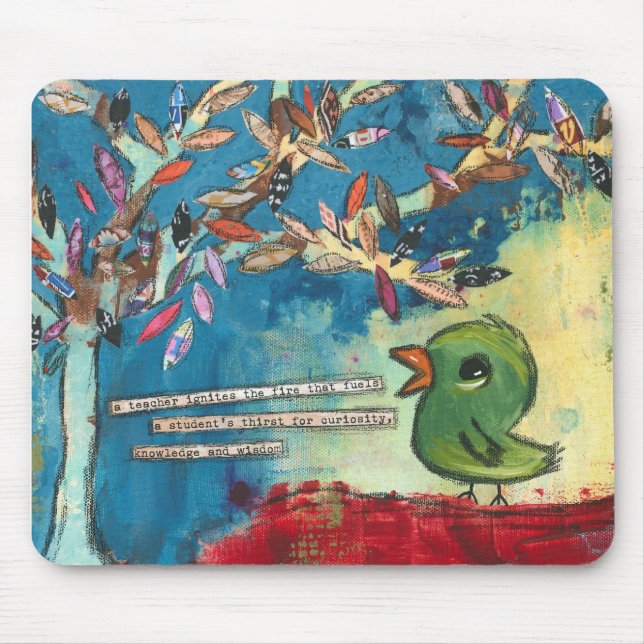 Alfombrilla De Ratón Un profesor enciende… (Frente)
