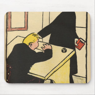 Alfombrilla De Ratón Un profesor reprende su alumno de crímenes