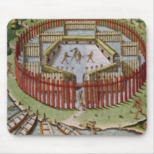 Alfombrilla De Ratón Un pueblo indio