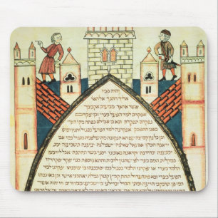 Alfombrilla De Ratón Un puesto de observación da la alarma, ilustracio