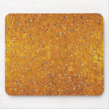 Un ratón de ratón inspirado en Klimt dorado