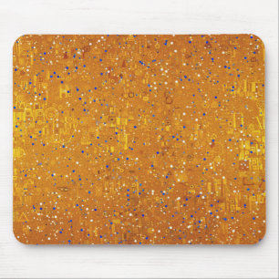 Alfombrilla De Ratón Un ratón de ratón inspirado en Klimt dorado