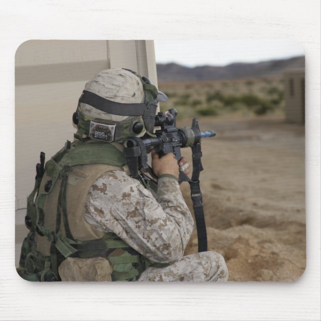 Alfombrilla De Ratón Un reconocimiento de infantería (Frente)