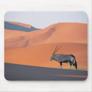 Alfombrilla De Ratón Un único antílope oryx.
