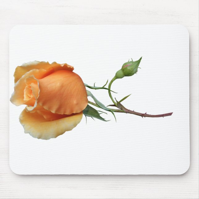 Alfombrilla De Ratón Un único corte de rosa (Frente)