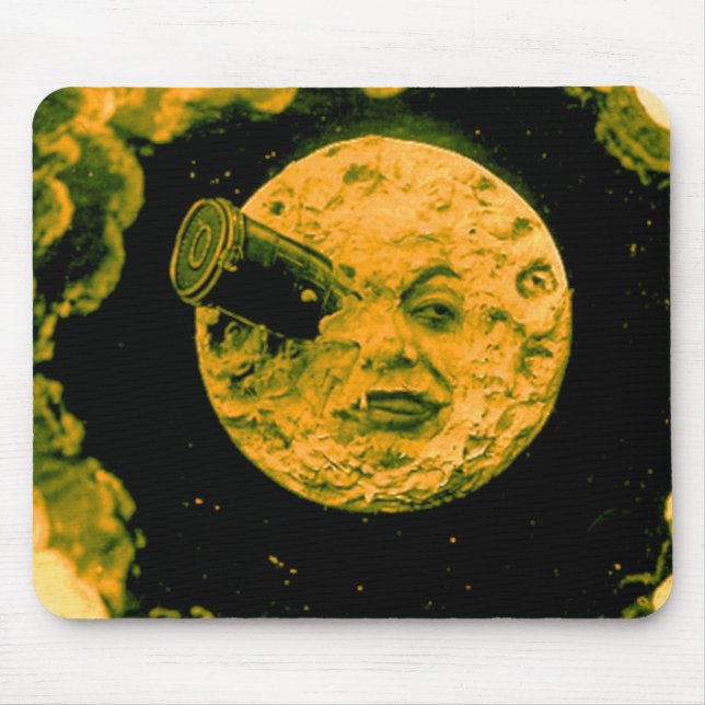 Alfombrilla De Ratón Un viaje a la luna (Frente)