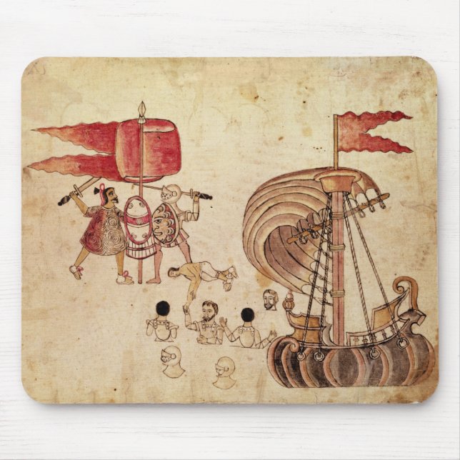 Alfombrilla De Ratón Un warriorl de Tlaxcalan (Frente)
