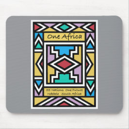 Alfombrilla De Ratón Una África – Ndebele – Sudáfrica y Zimbabue - 