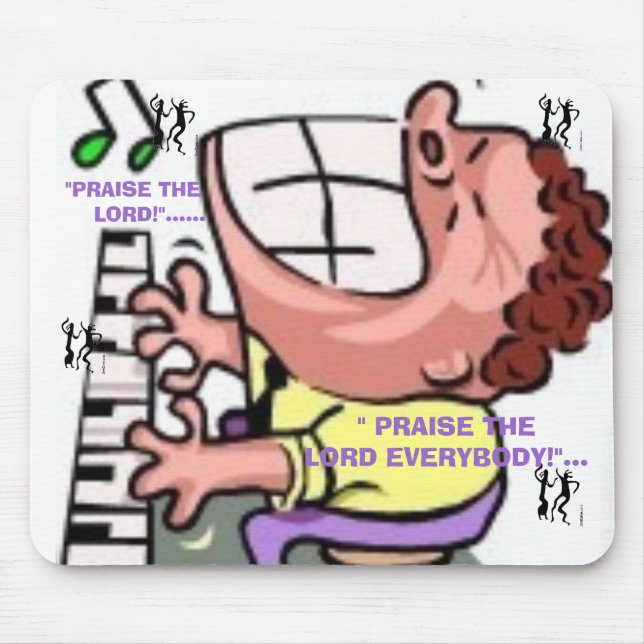 ALFOMBRILLA DE RATÓN ¡UNA ALABANZA PODEROSA! MOUSEPAD (Frente)