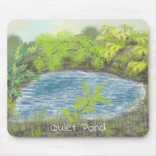 Alfombrilla De Ratón Una almohadilla de ratón Bastante Pond (Frente)