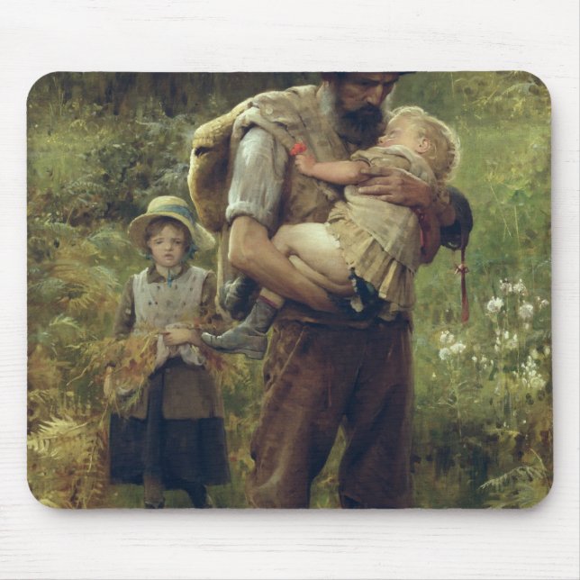 Alfombrilla De Ratón Una carga pesada (Frente)