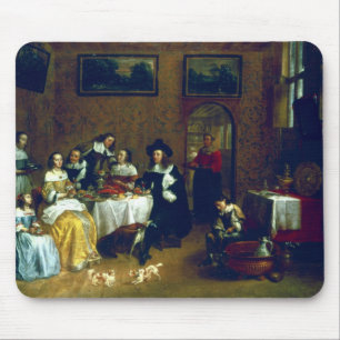 Alfombrilla De Ratón Una cena noble de la familia