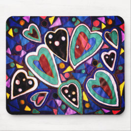 Alfombrilla De Ratón Una colección de corazones