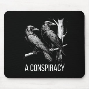 Alfombrilla De Ratón Una conspiración de Ravens Gótica Raven Dark Acade
