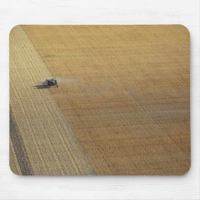 Alfombrilla De Ratón Una cosecha del tractor (Frente)