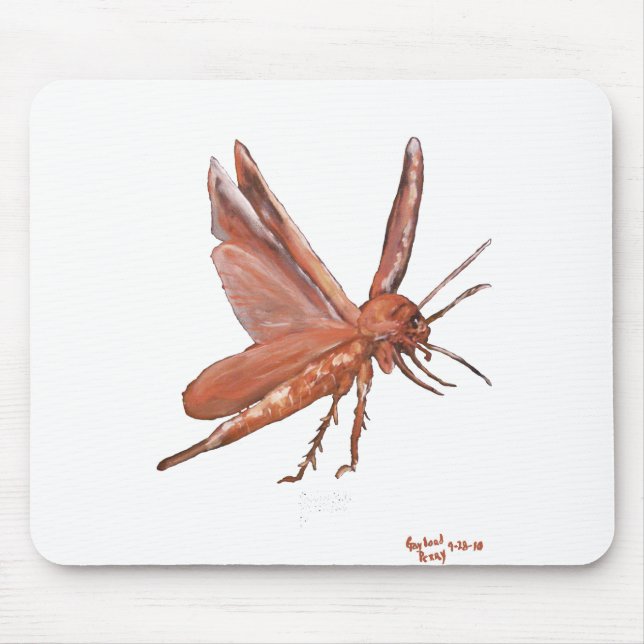 Alfombrilla De Ratón "Una cucaracha americana" Mousepad (Frente)