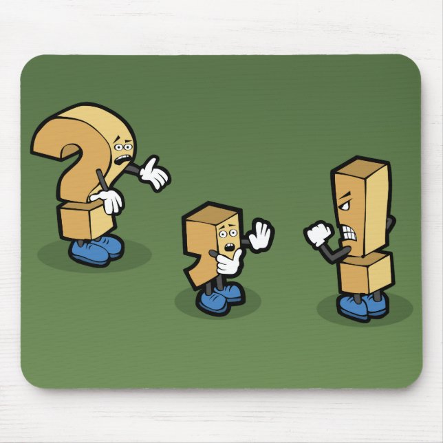 Alfombrilla De Ratón Una discusión entre amigos (Frente)