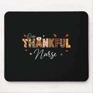 Alfombrilla De Ratón Una enfermera agradecida Día de Acción de Gracias 