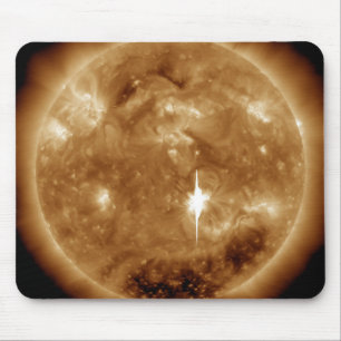 Alfombrilla De Ratón Una enorme llamarada solar de clase X hace erupció
