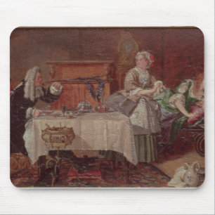 Alfombrilla De Ratón Una escena de "Tartuffe" por Moliere, 1850