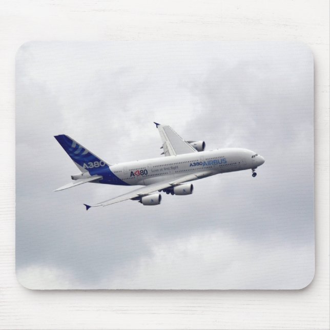 Alfombrilla De Ratón Una estera del ratón de 380 Airbus (Frente)