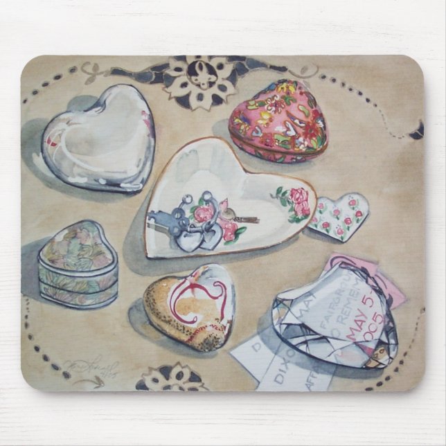 Alfombrilla De Ratón Una feria de los corazones Mousepad (Frente)