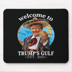 Alfombrilla De Ratón Una graciosa camiseta de Trump, bienvenido al Golf