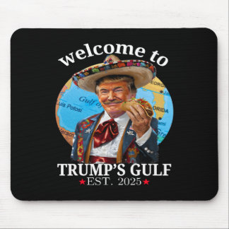 Alfombrilla De Ratón Una graciosa camiseta de Trump, bienvenido al Golf