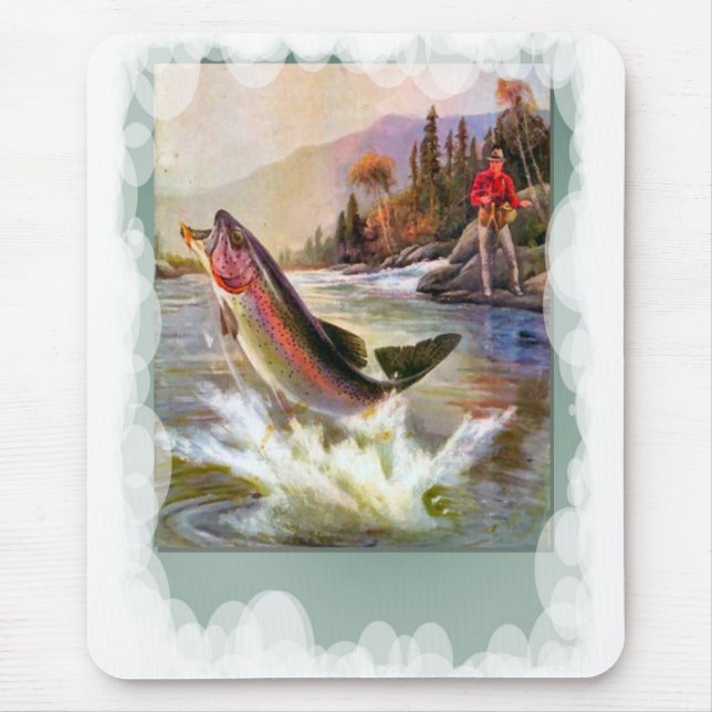 Alfombrilla De Ratón Una gran captura (Frente)