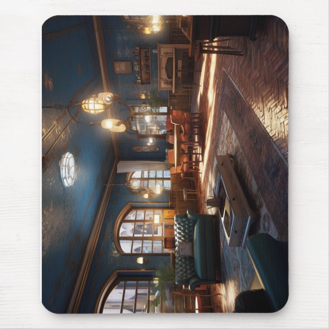 Alfombrilla De Ratón Una habitación acogedora (Frente)