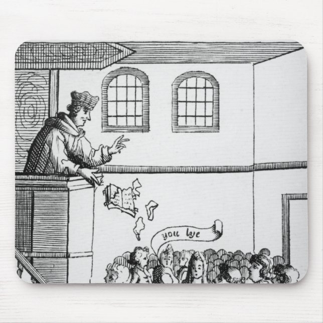 Alfombrilla De Ratón Una jesuita que predica contra nuestra biblia (Frente)