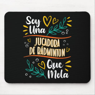 Alfombrilla De Ratón Una Jugadora De Bádminton Que Mola Mujer Regalo Bá