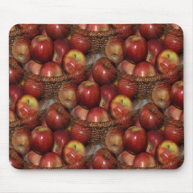 Alfombrilla De Ratón Una manzana al día... (Frente)