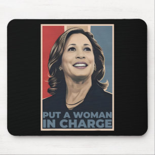 Alfombrilla De Ratón Una Mujer A Cargo De Una Mujer Kamala Harris Por E