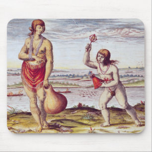 Alfombrilla De Ratón Una mujer noble de Pomeiooc