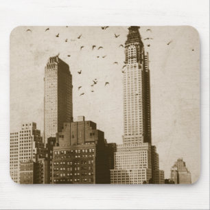 Alfombrilla De Ratón Una multitud de volar de los pájaros