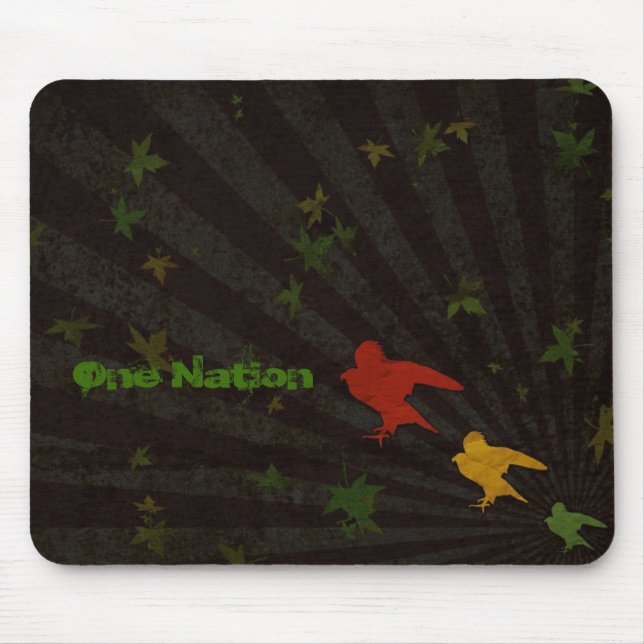 Alfombrilla De Ratón Una nación Rasta (Frente)