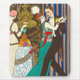 Alfombrilla De Ratón Una noche en cojín de ratón decadente del art d