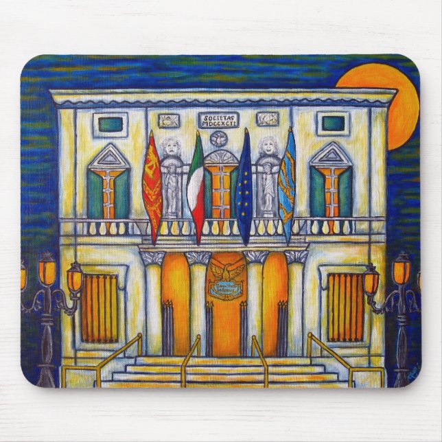 Alfombrilla De Ratón Una noche en la almohadilla del ratón Fenice (Frente)